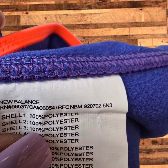 New Balance Half Zip Fleece Running Pullover Size M - NWOT - Picture 4 of 6